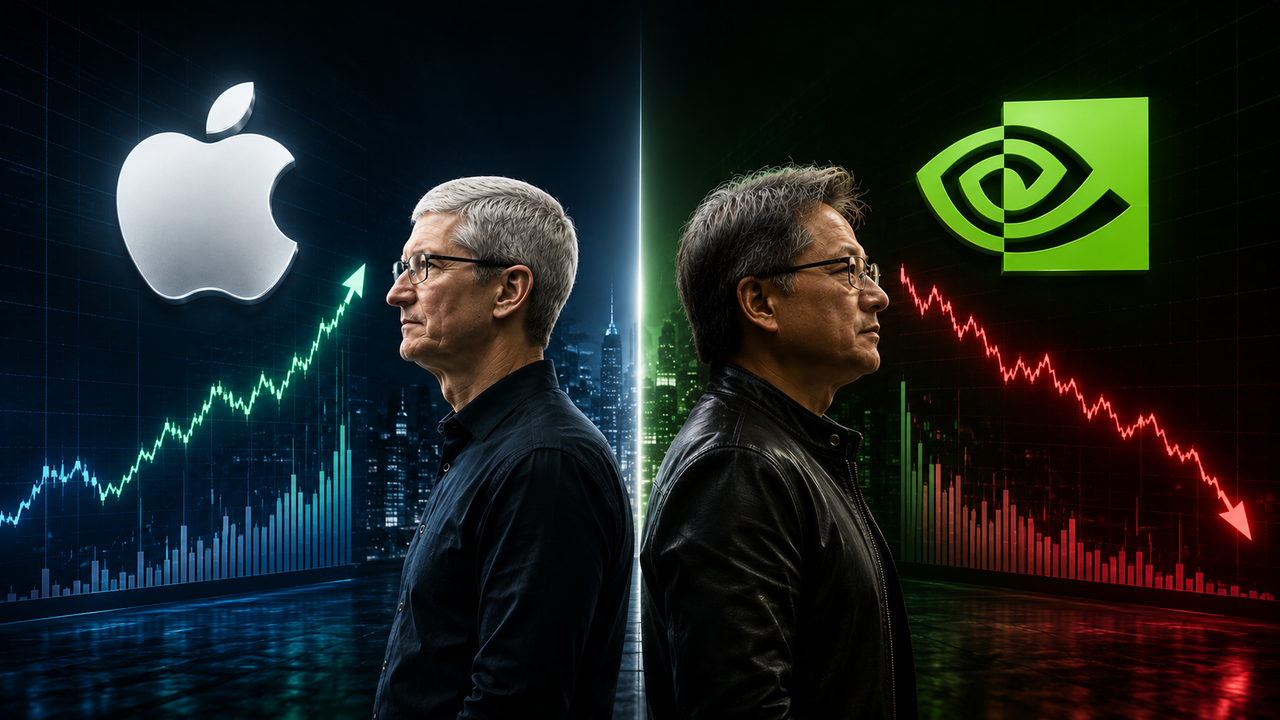 Apple dépasse Nvidia et redevient numéro un mondial